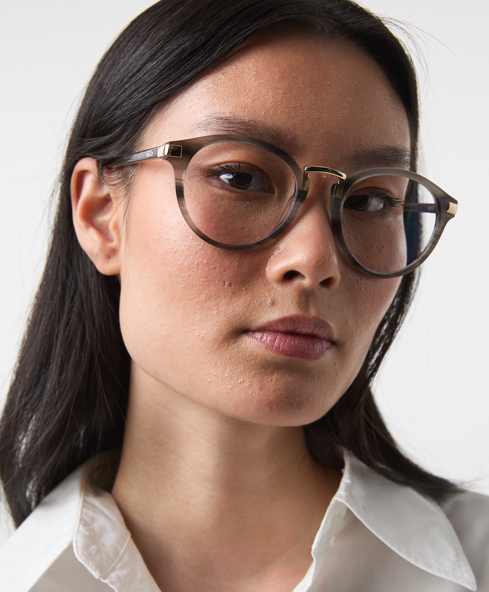 Ann Grey Marble Blue Light