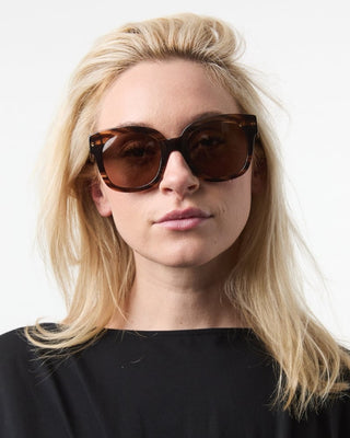 Chloe Dark Brown Zonnebrillen