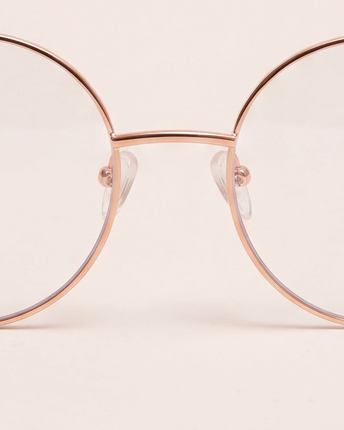 Grace Rose Gold Readers, detail