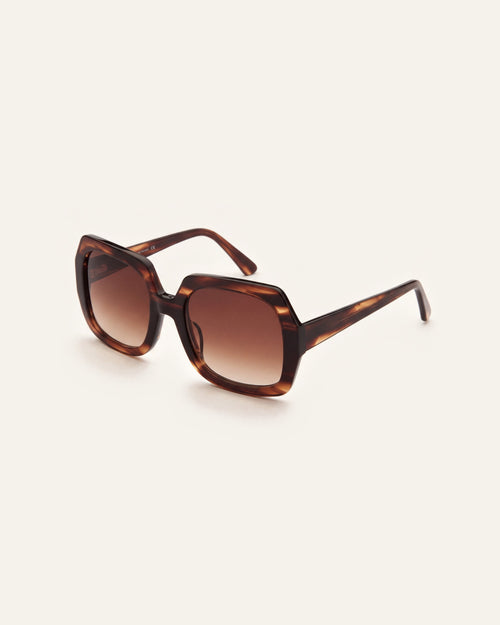 Mindy Brown Sunglasses, three quarter