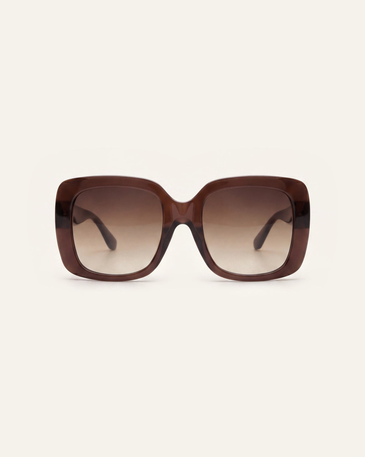 Mio Chocolate Sunglasses, front