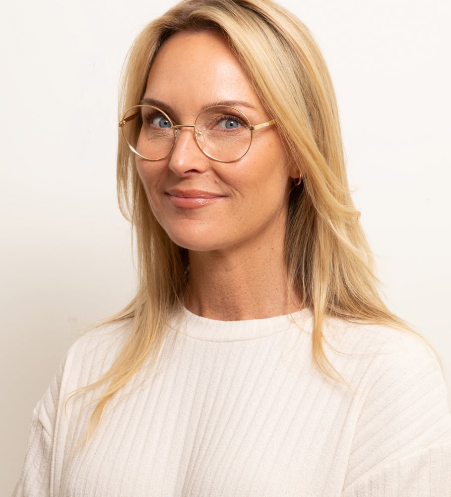 Grace Gold Blue Light