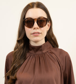 Katie Dark Brown Aurinkolasit