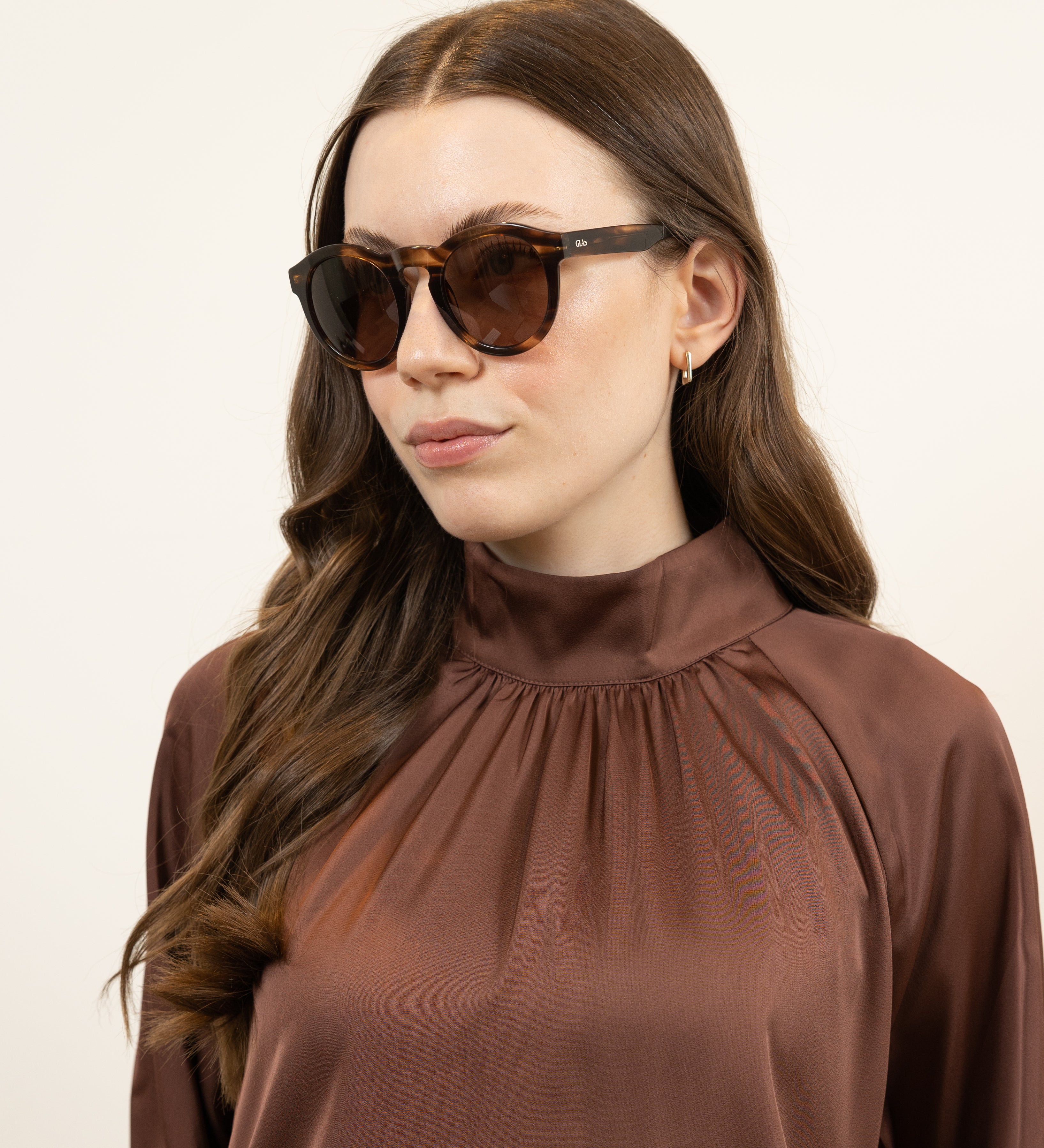 Katie Dark Brown Sunglasses