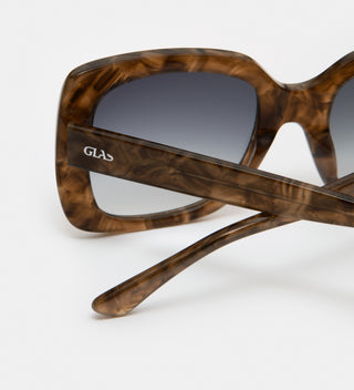 Mio Brown Marble Sunglasses